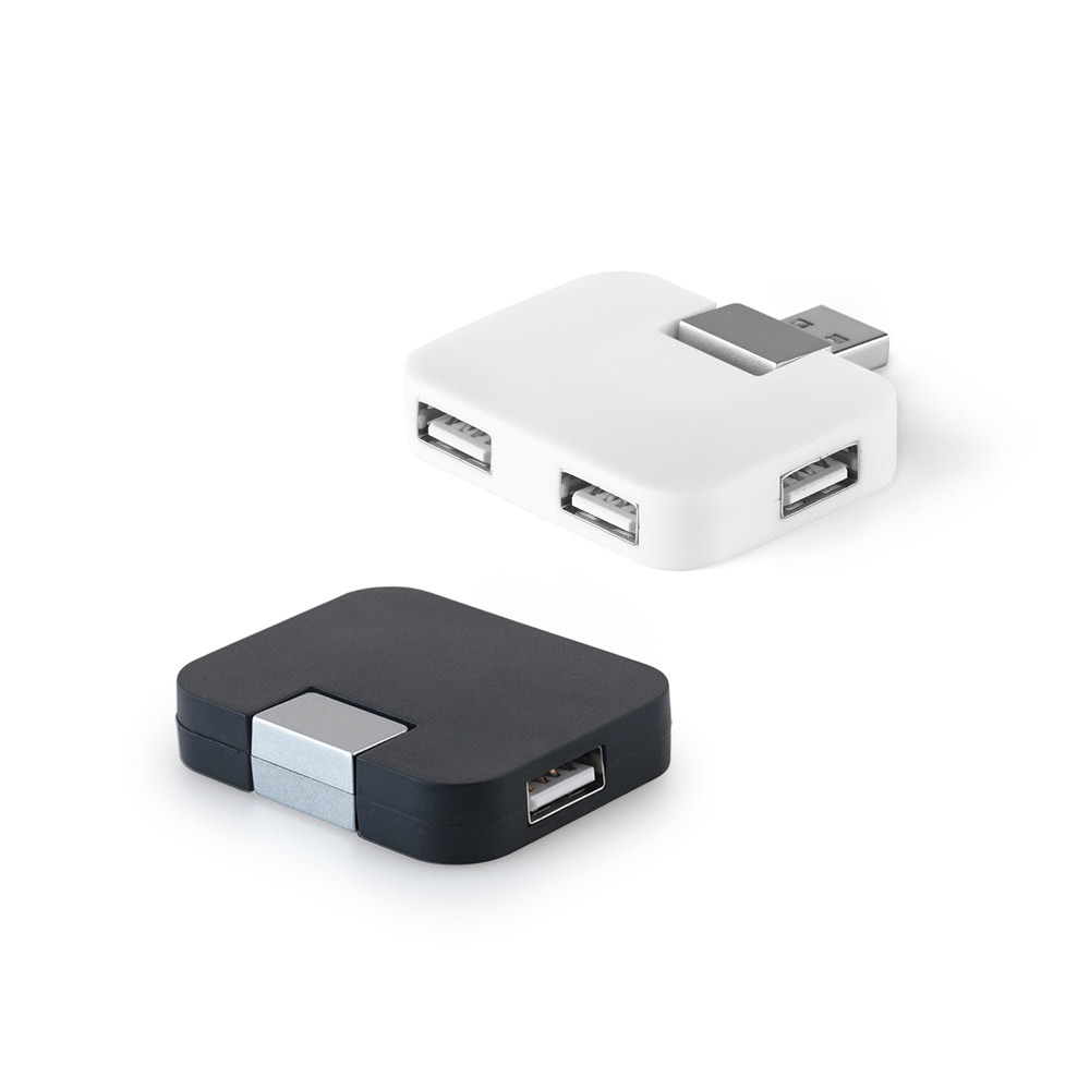 Imagem destacada do produto Hub USB 2.0 com 4 portas